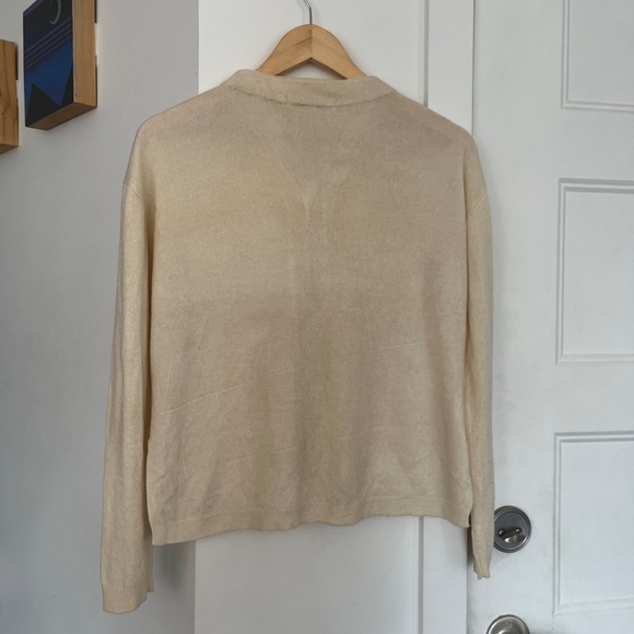 Mixxo Cream button front cardigan - Picture 5 of 7